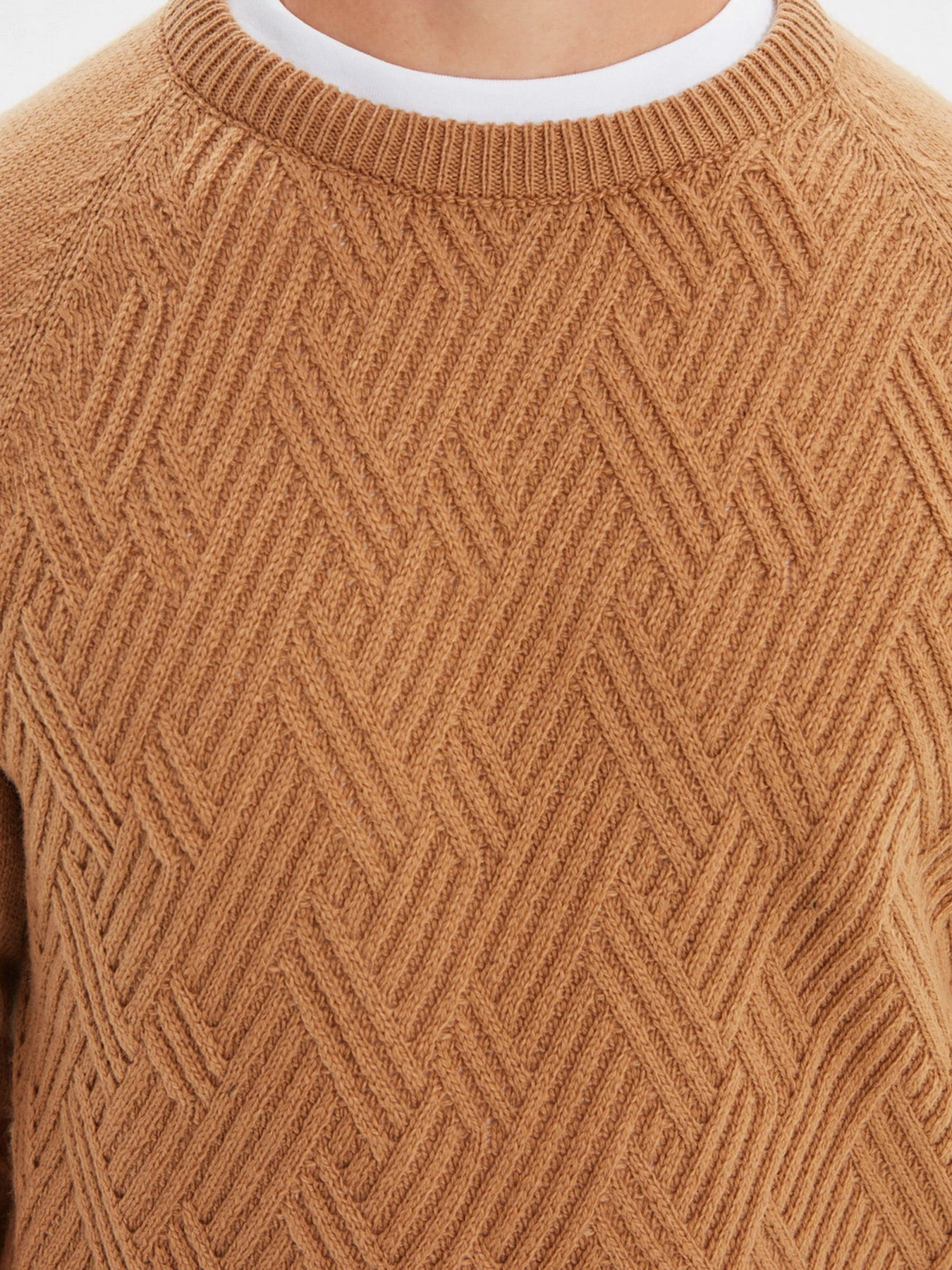 Светри та кардигани Trendyol модель TMNAW22KZ0290/Camel Светри та кардигани Trendyol модель TMNAW22KZ0290/Camel Фото