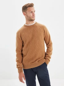 Светри та кардигани Trendyol модель TMNAW22KZ0290/Camel Фото