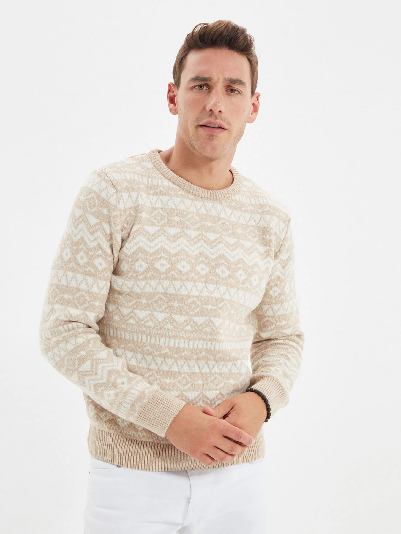 Светри та кардигани Trendyol модель TMNAW22KZ0298/Camel Светри та кардигани Trendyol модель TMNAW22KZ0298/Camel Фото