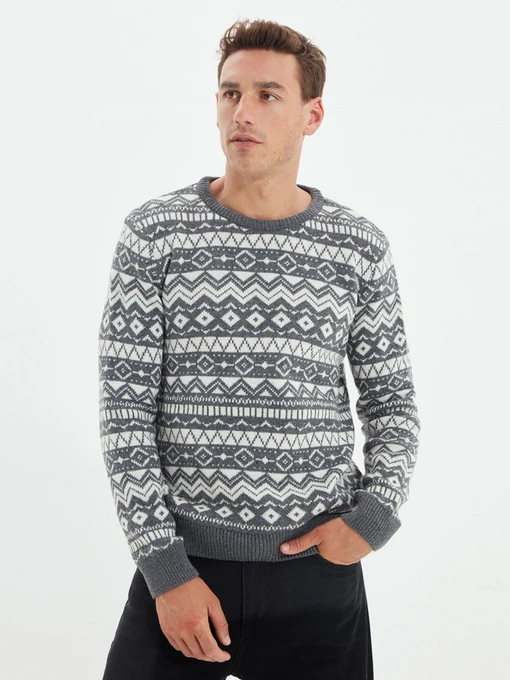 Светри та кардигани Trendyol модель TMNAW22KZ0298/Gri Фото