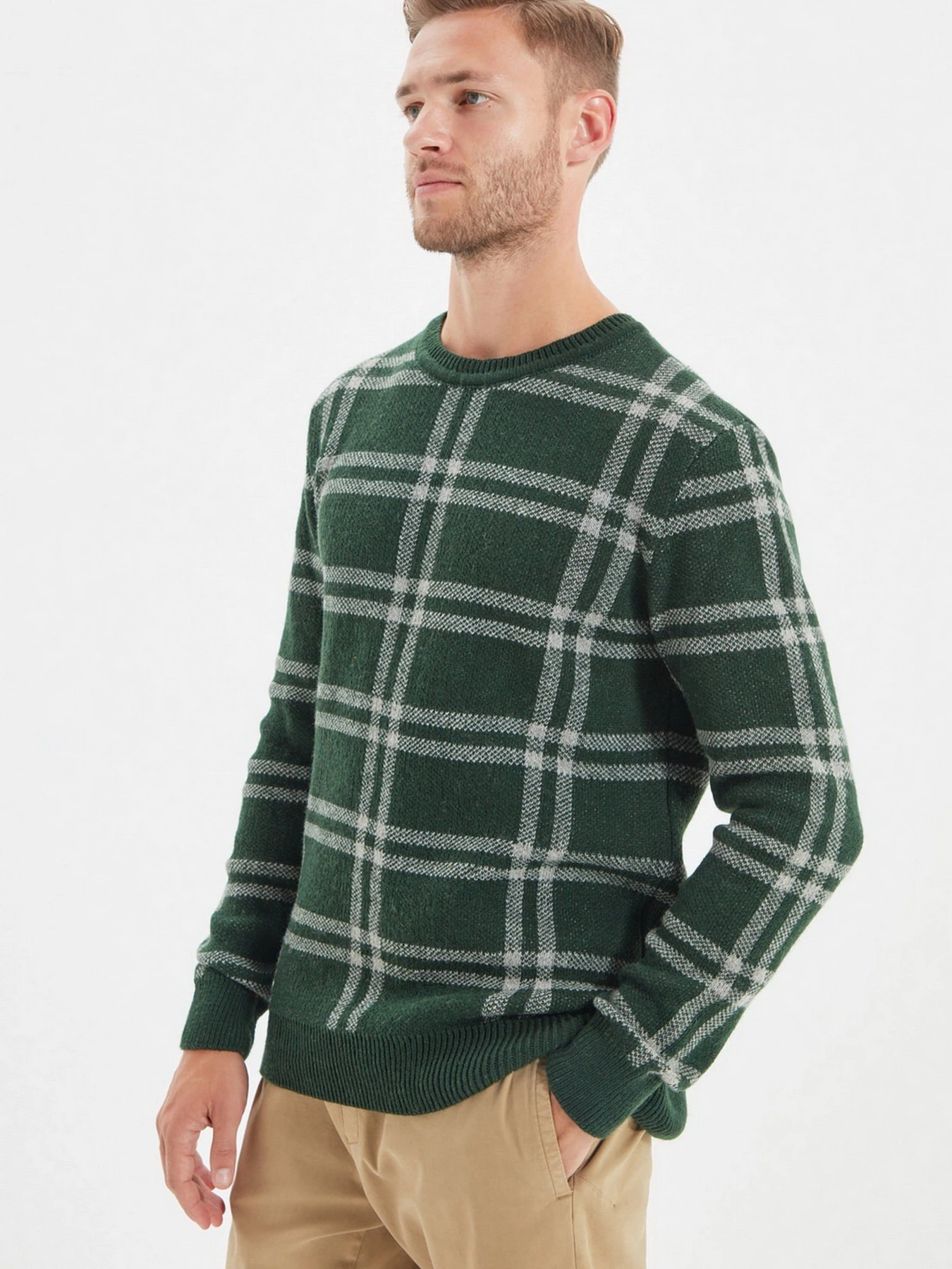 Светри та кардигани Trendyol модель TMNAW22KZ0321/Koyu Yesil Светри та кардигани Trendyol модель TMNAW22KZ0321/Koyu Yesil Фото