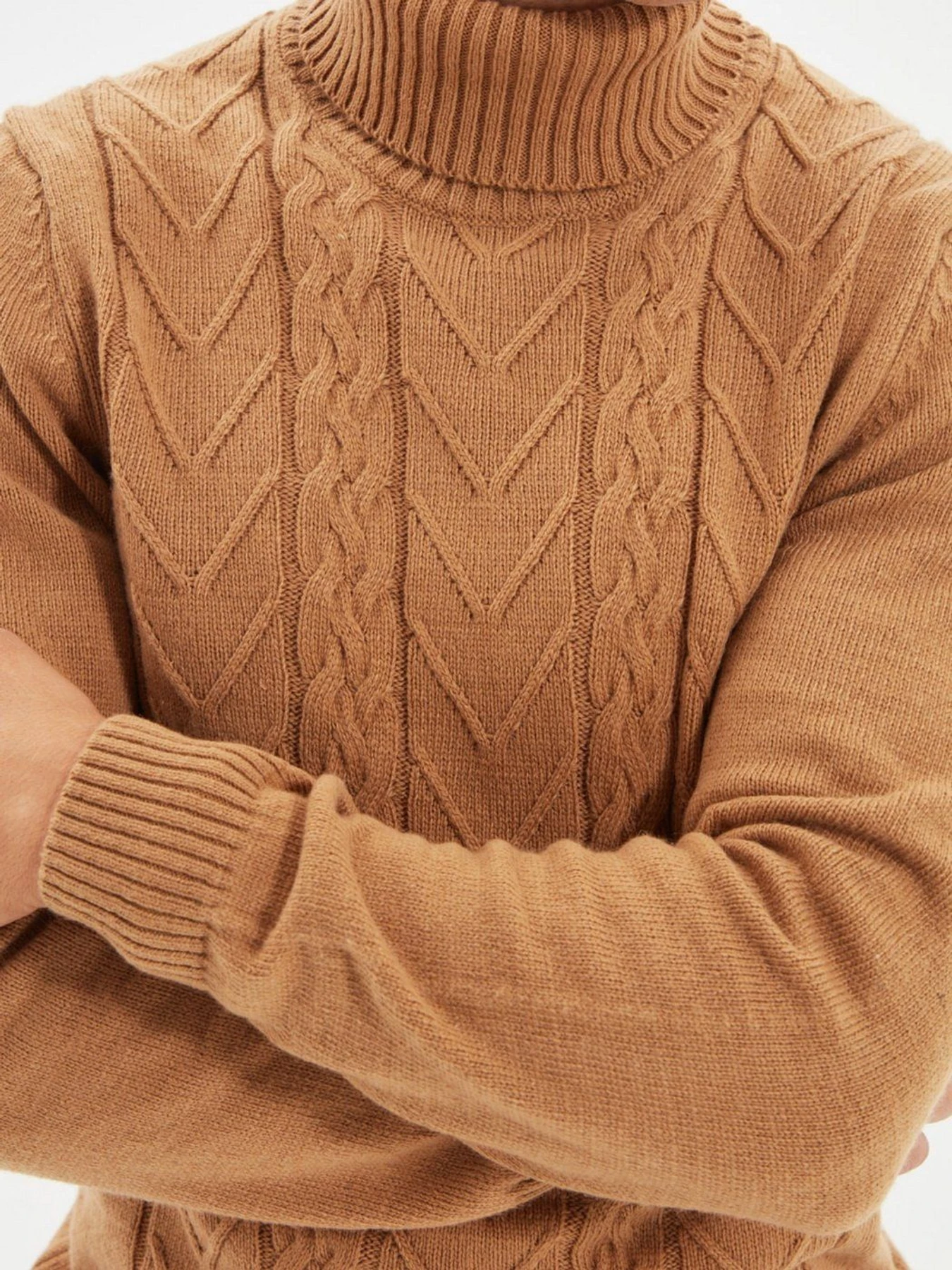 Светри та кардигани Trendyol модель TMNAW22KZ0322/Camel Светри та кардигани Trendyol модель TMNAW22KZ0322/Camel Фото