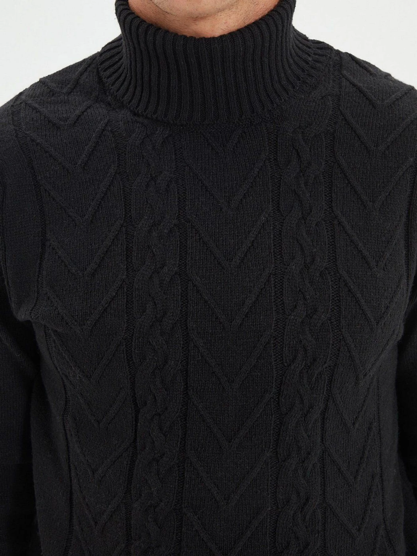 Свитры и кардиганы Trendyol модель TMNAW22KZ0322/Siyah Свитры и кардиганы Trendyol модель TMNAW22KZ0322/Siyah Фото