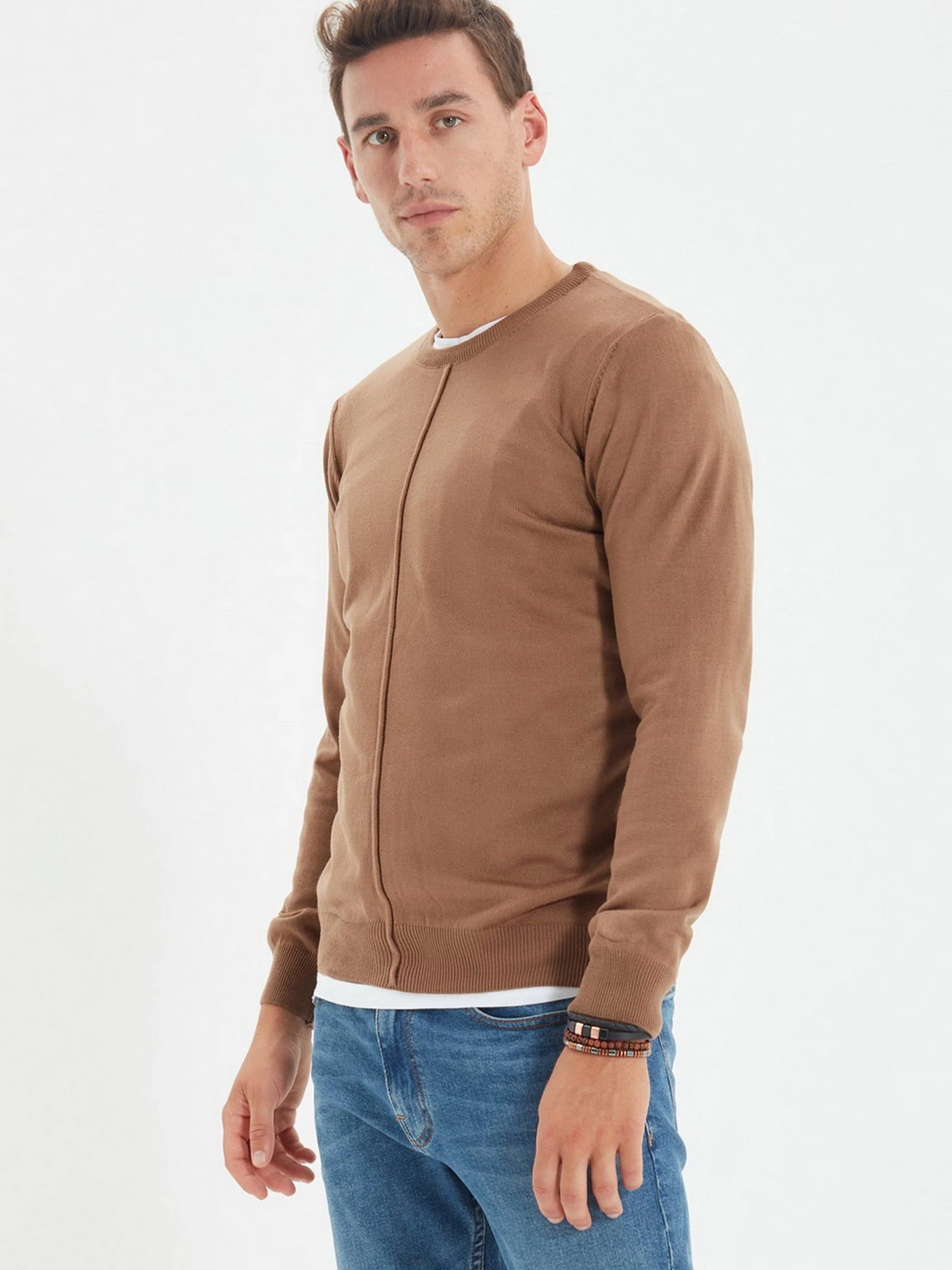 Светри та кардигани Trendyol модель TMNAW22KZ0339/ACik Kahverengi Светри та кардигани Trendyol модель TMNAW22KZ0339/ACik Kahverengi Фото