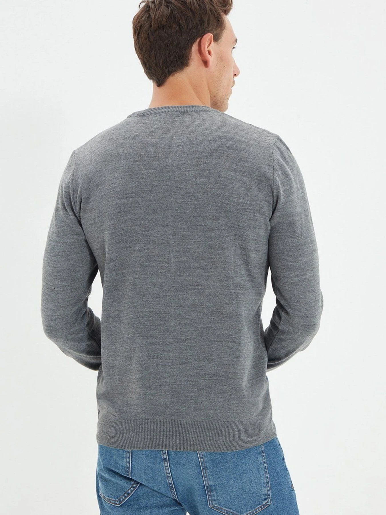 Светри та кардигани Trendyol модель TMNAW22KZ0339/Gri Светри та кардигани Trendyol модель TMNAW22KZ0339/Gri Фото