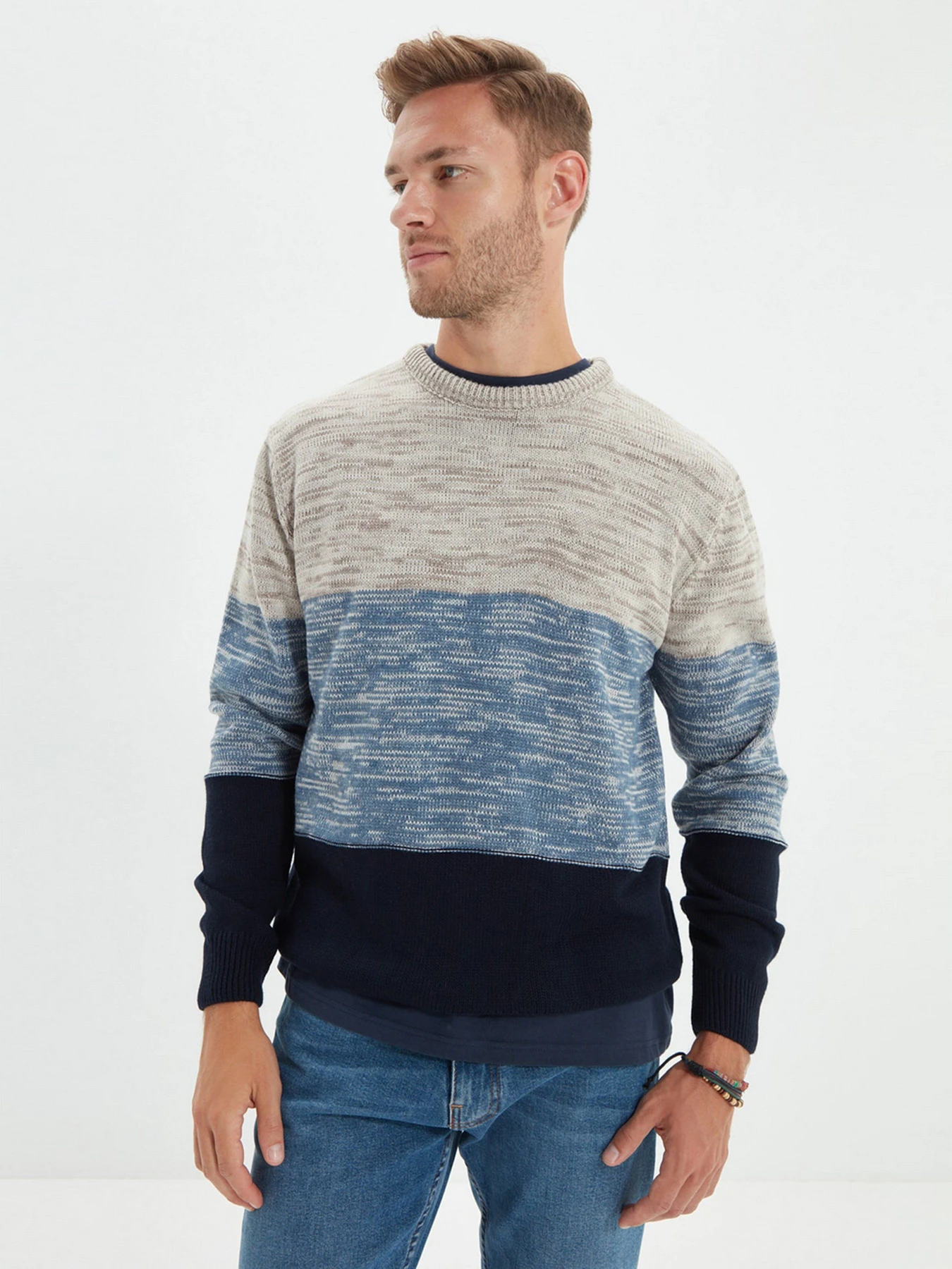 Светри та кардигани Trendyol модель TMNAW22KZ0650/Indigo Светри та кардигани Trendyol модель TMNAW22KZ0650/Indigo Фото