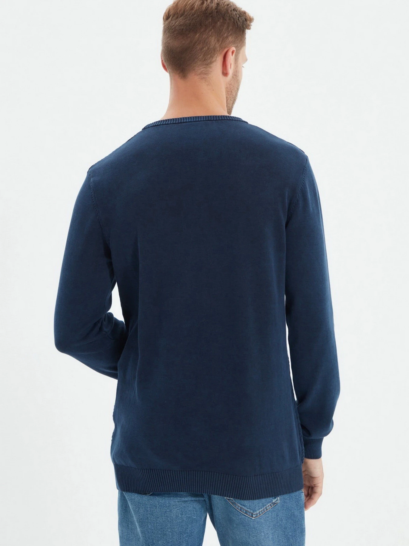 Светри та кардигани Trendyol модель TMNAW22KZ0683/Lacivert Светри та кардигани Trendyol модель TMNAW22KZ0683/Lacivert Фото