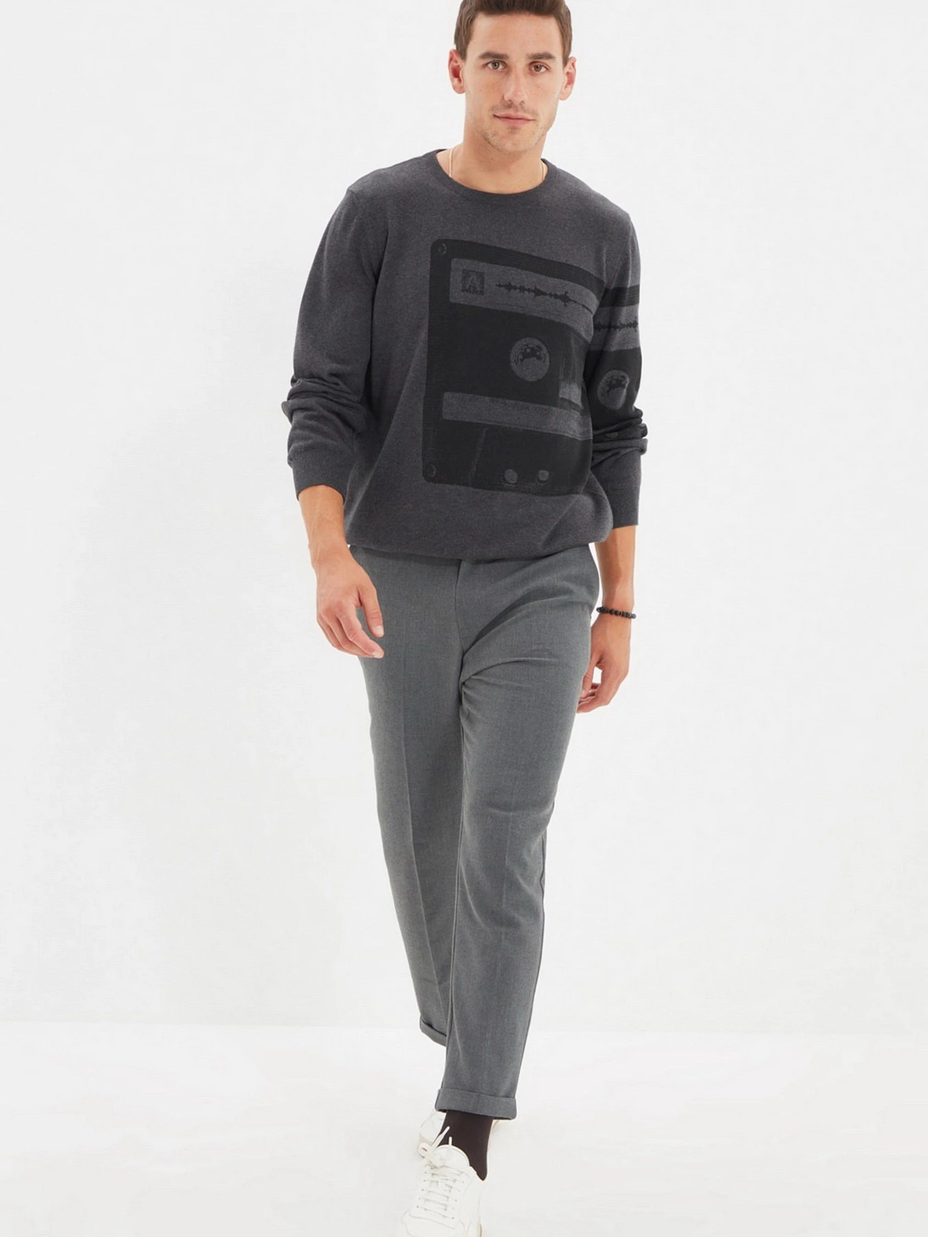 Брюки Trendyol модель TMNAW22PL0117/Gri Фото