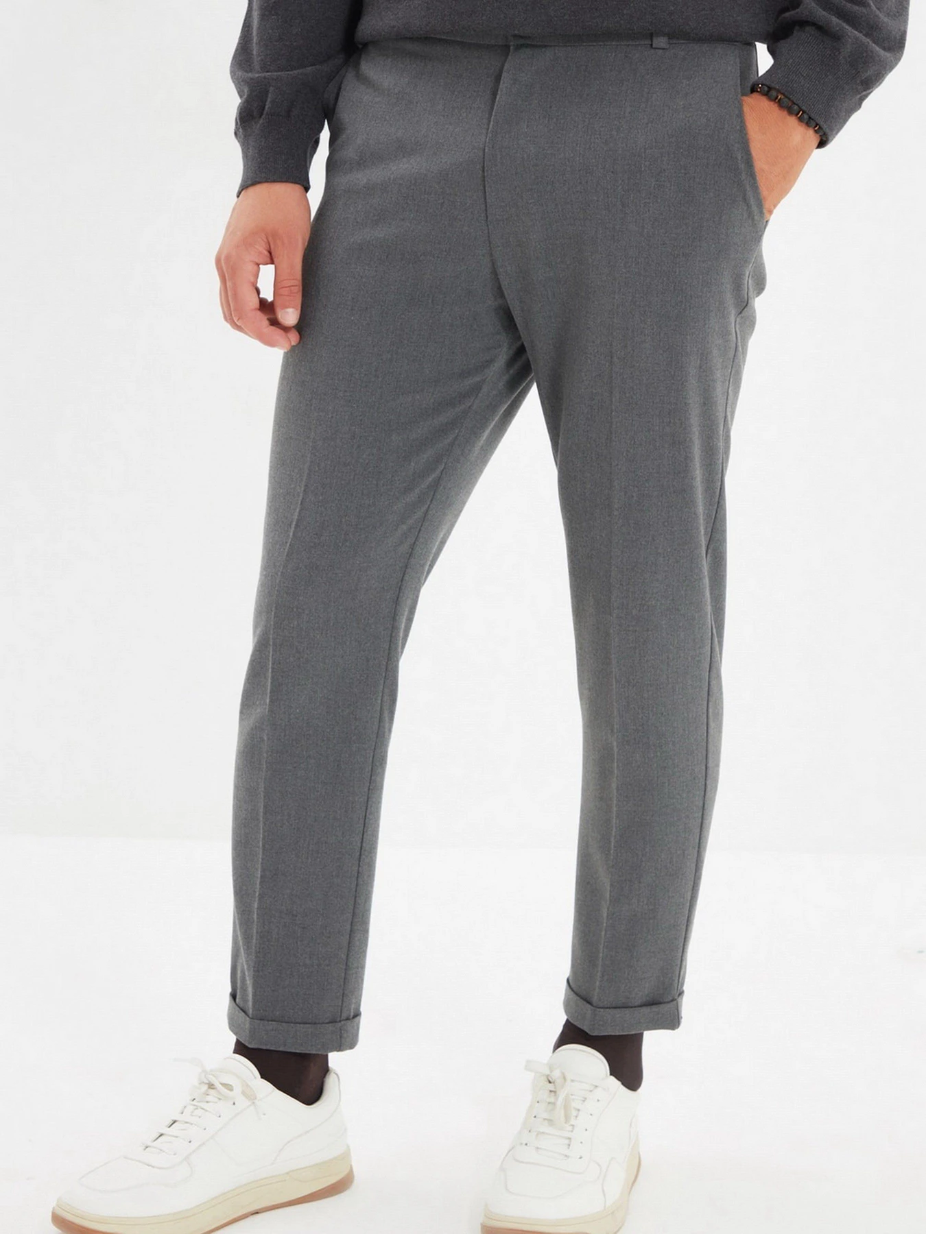 Брюки Trendyol модель TMNAW22PL0117/Gri Фото