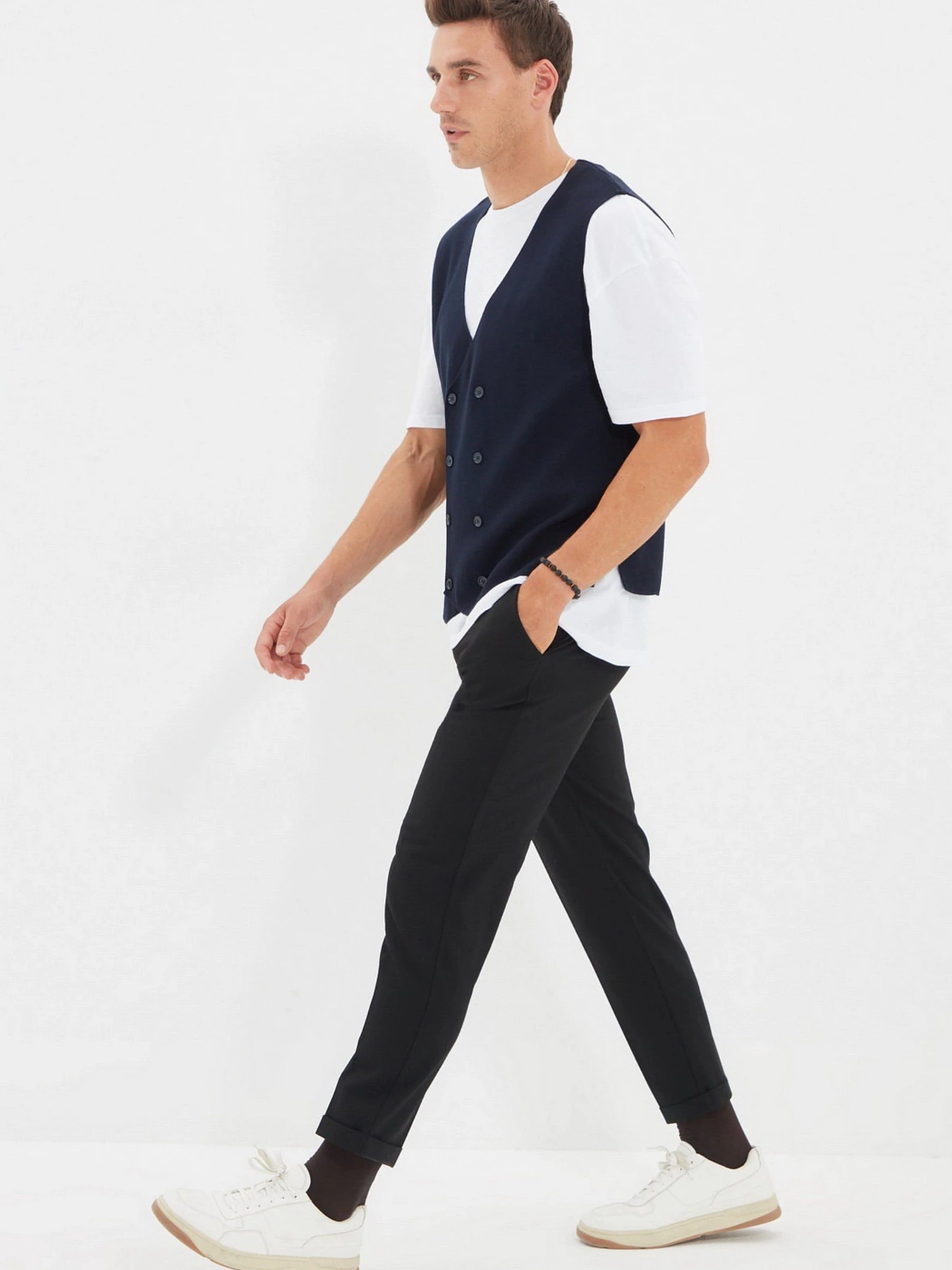 Брюки Trendyol модель TMNAW22PL0117/Siyah Фото