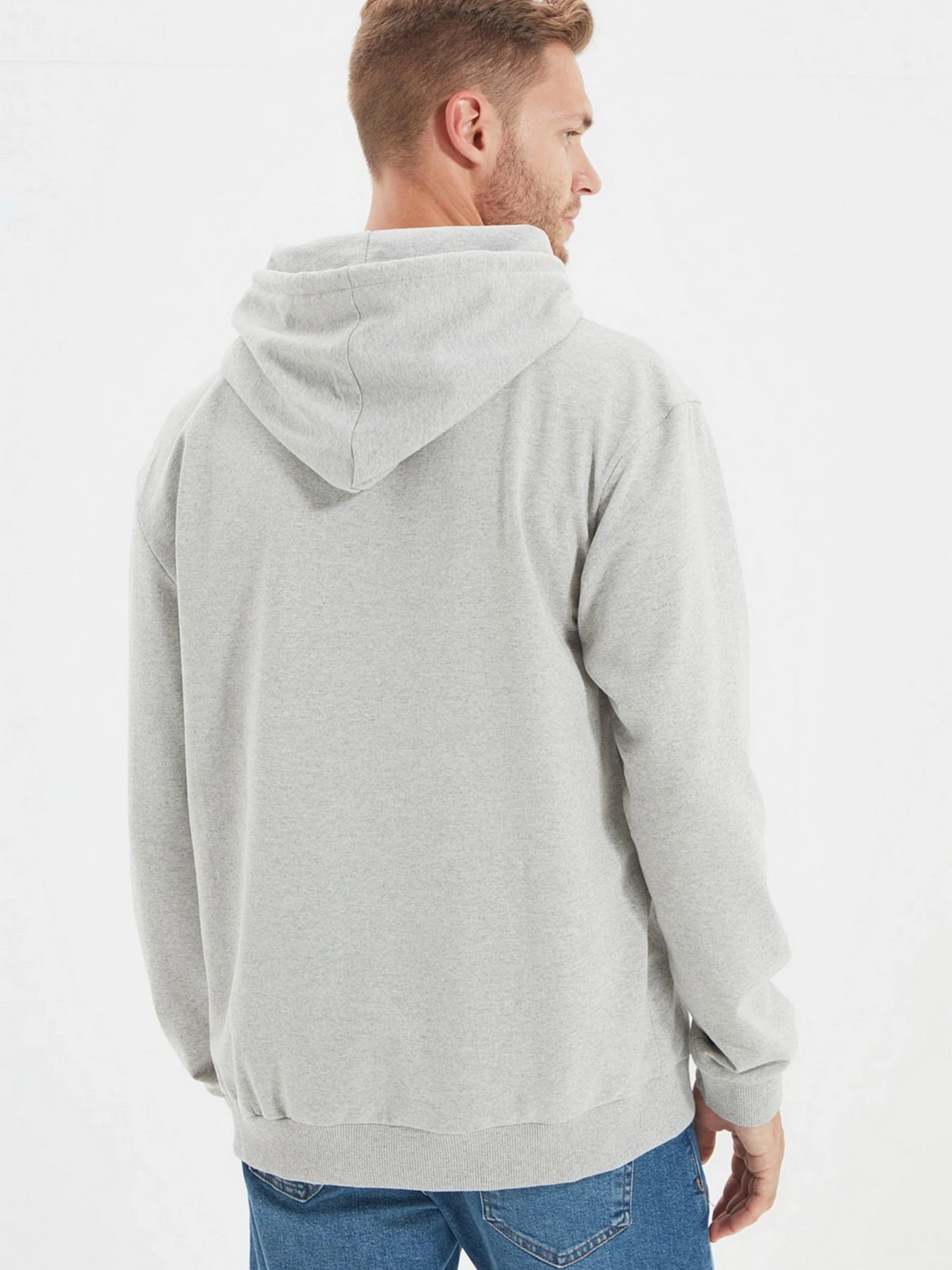 Худи и свитшоты Trendyol модель TMNAW22SW0068/Gri Худи и свитшоты Trendyol модель TMNAW22SW0068/Gri Фото