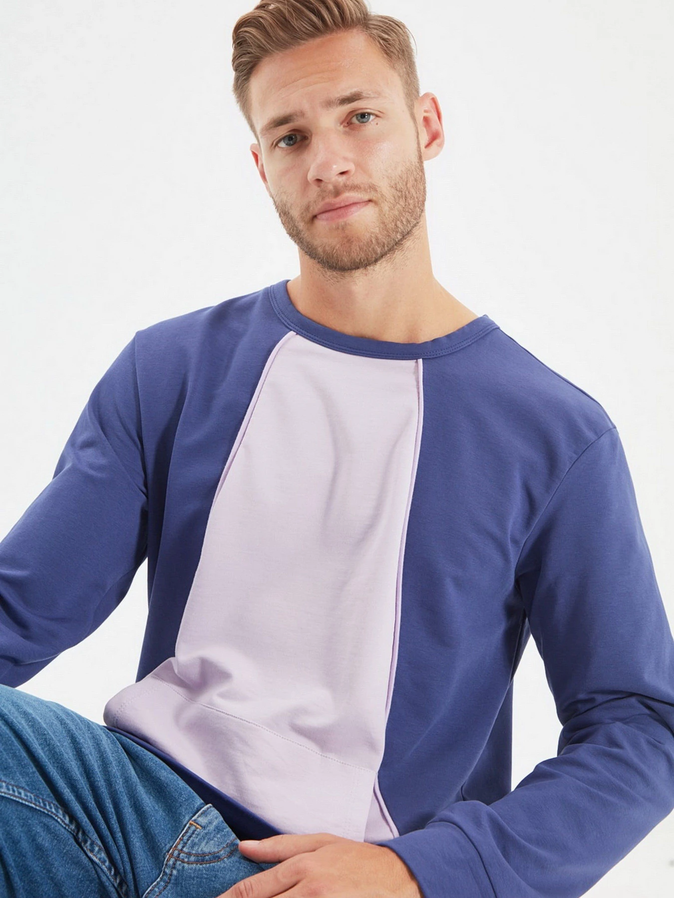 Худи и свитшоты Trendyol модель TMNAW22SW0075/Mor Худи и свитшоты Trendyol модель TMNAW22SW0075/Mor Фото