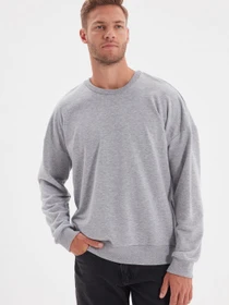 Худи и свитшоты Trendyol модель TMNAW22SW0612/Gri Фото