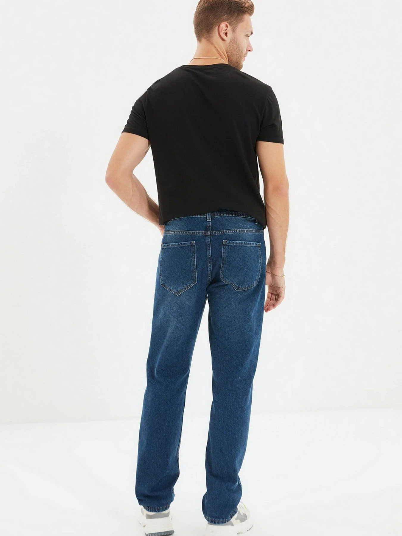 Джинсы Trendyol Regular модель TMNAW22JE0193/Indigo Фото
