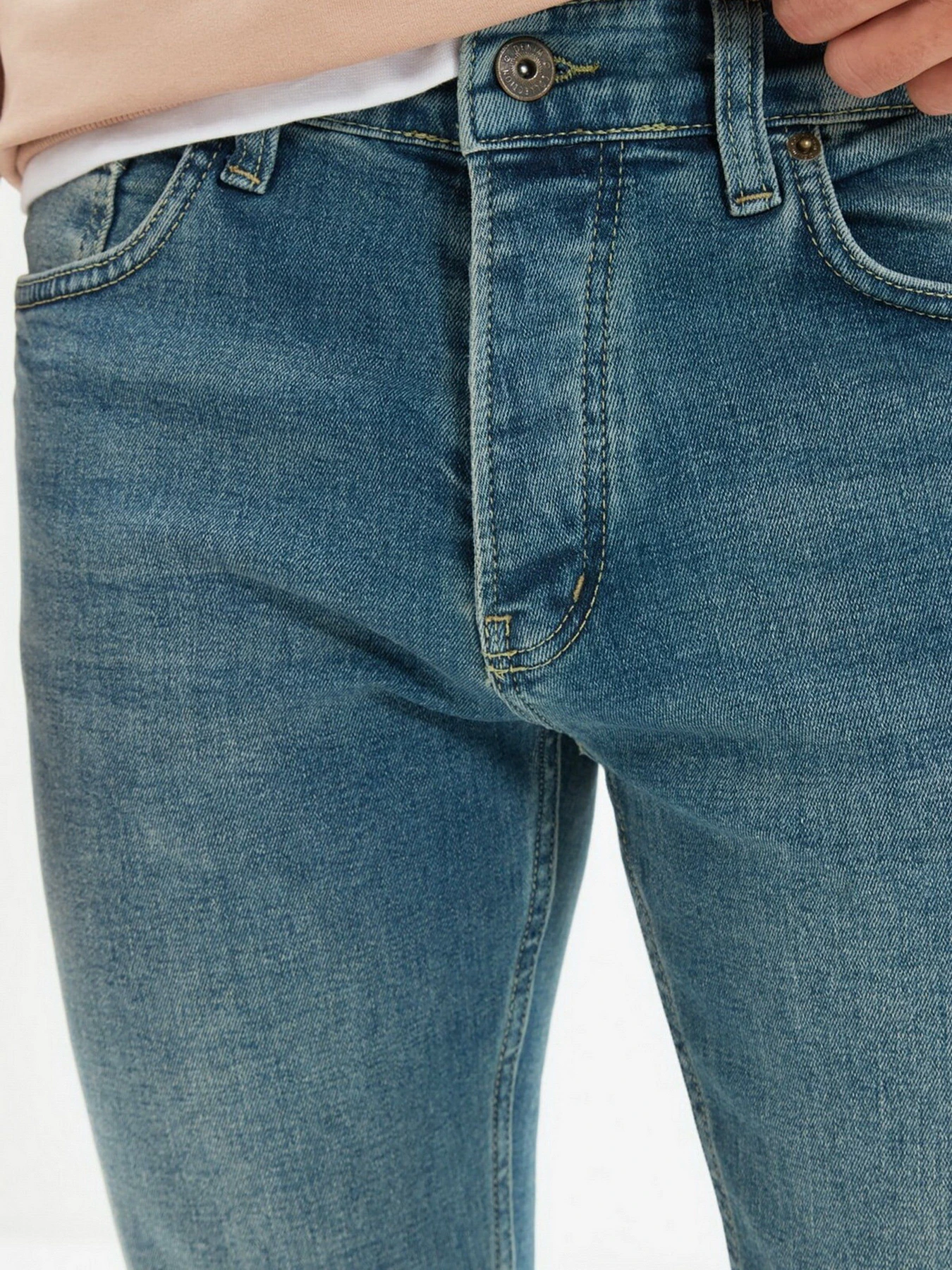 Джинси Trendyol Skinny модель TMNAW22JE0311/Indigo Джинси Trendyol Skinny модель TMNAW22JE0311/Indigo Фото