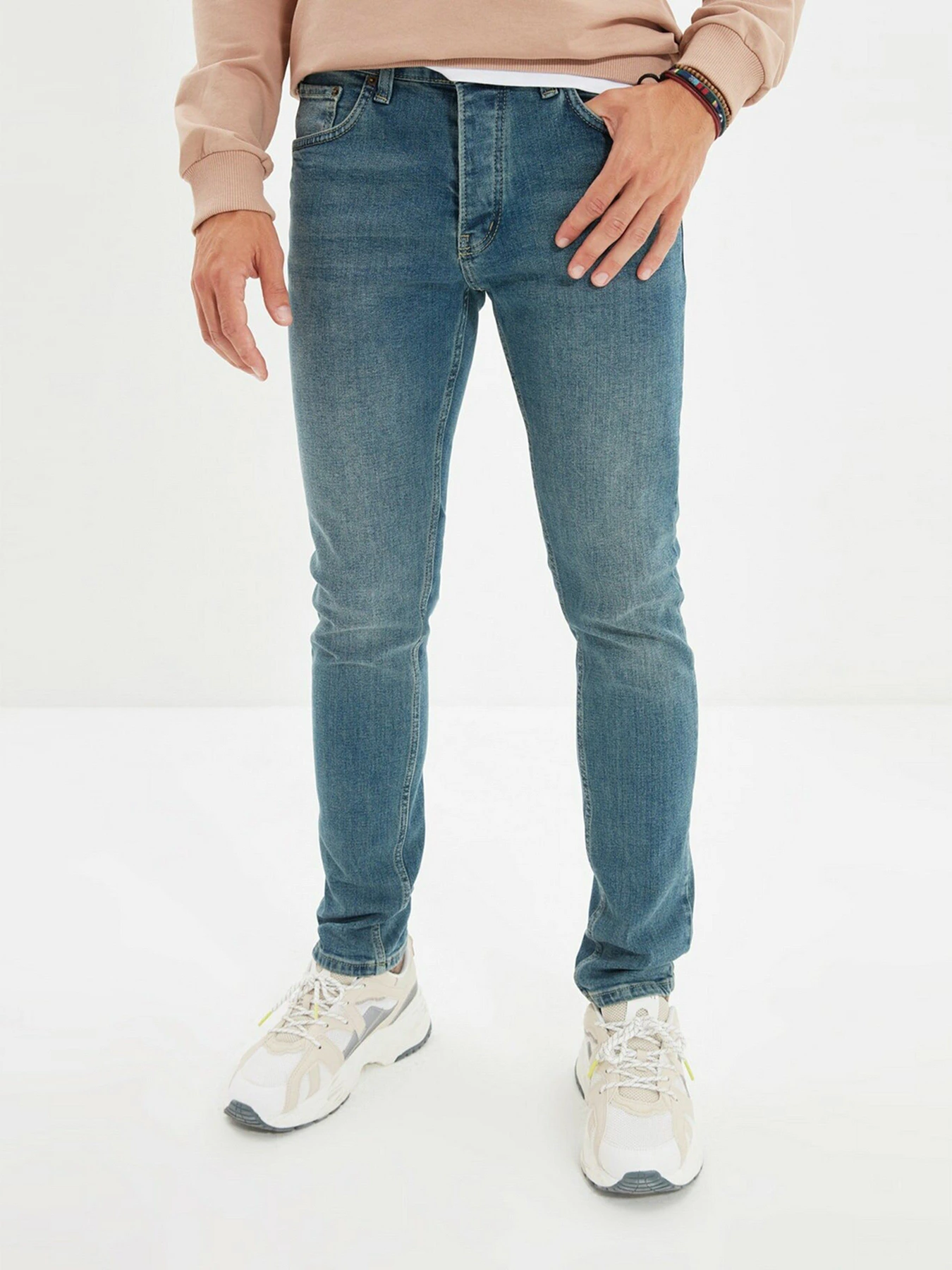 Джинси Trendyol Skinny модель TMNAW22JE0311/Indigo Джинси Trendyol Skinny модель TMNAW22JE0311/Indigo Фото