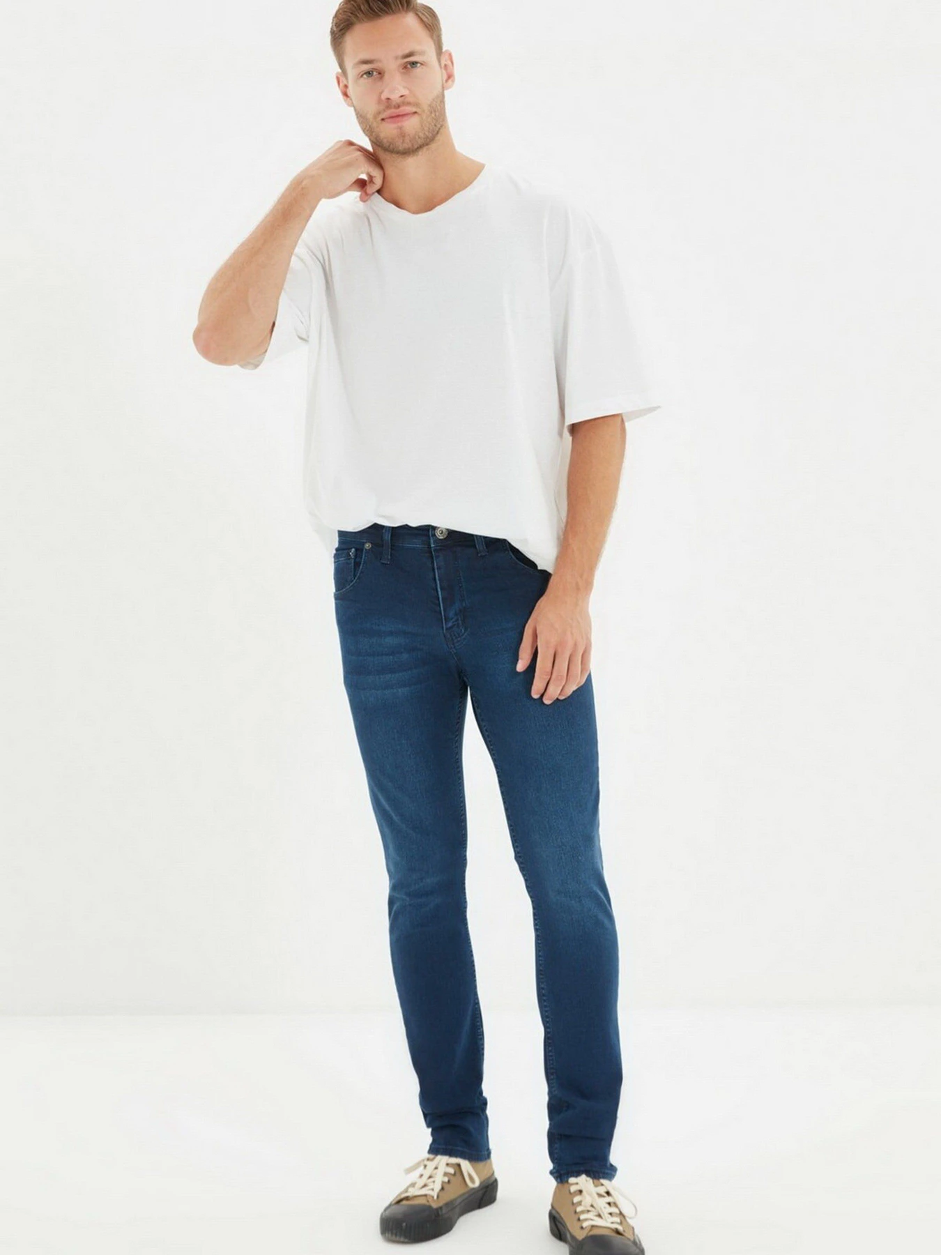 Джинси Trendyol Skinny модель TMNAW22JE0799/Indigo Джинси Trendyol Skinny модель TMNAW22JE0799/Indigo Фото