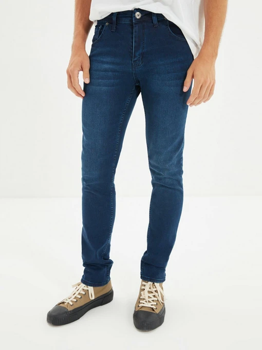 Джинси Trendyol Skinny модель TMNAW22JE0799/Indigo Фото
