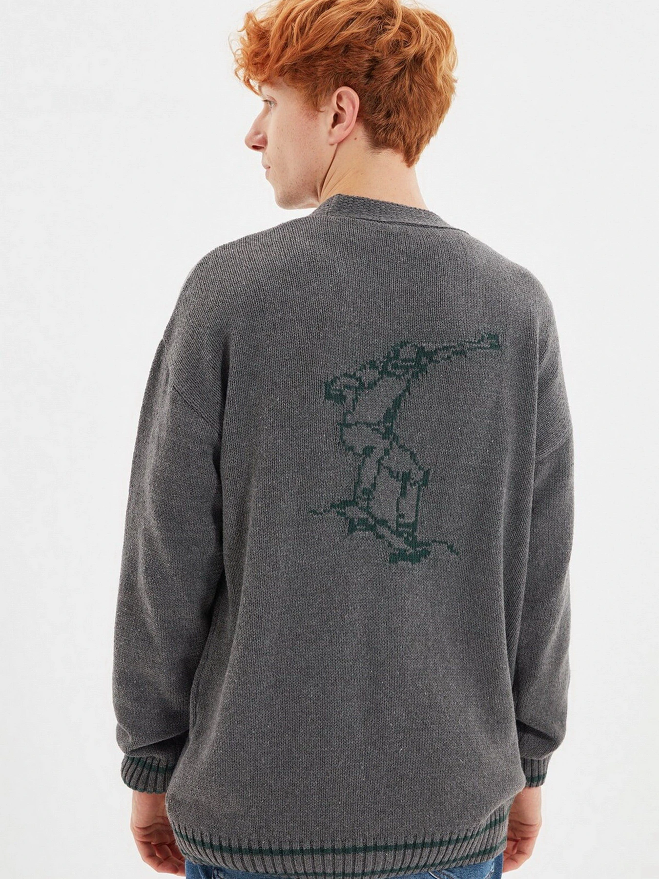 Светри та кардигани Trendyol модель TMNAW22HI0487/Gri Светри та кардигани Trendyol модель TMNAW22HI0487/Gri Фото