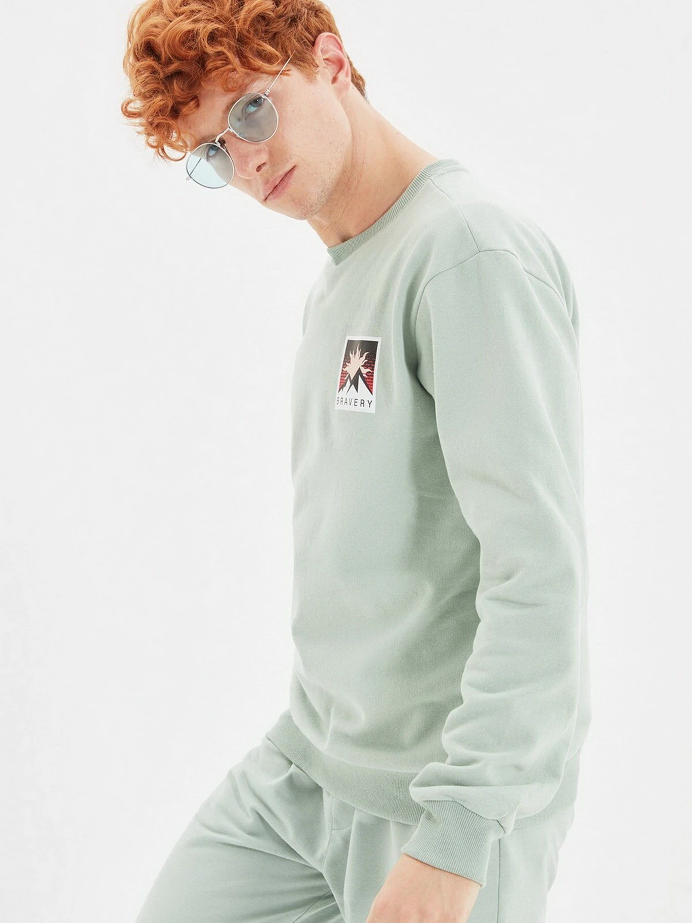 Худи и свитшоты Trendyol модель TMNAW22SW0383/Mint Худи и свитшоты Trendyol модель TMNAW22SW0383/Mint Фото
