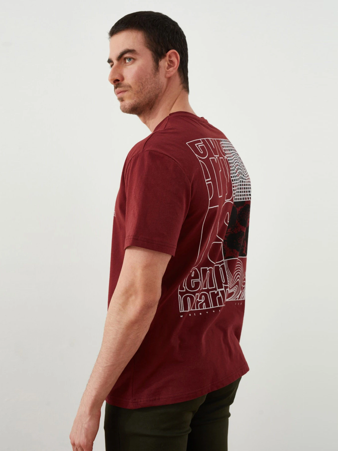 Футболки и поло Trendyol модель TMNSS20TS0656/Bordo Футболки и поло Trendyol модель TMNSS20TS0656/Bordo Фото