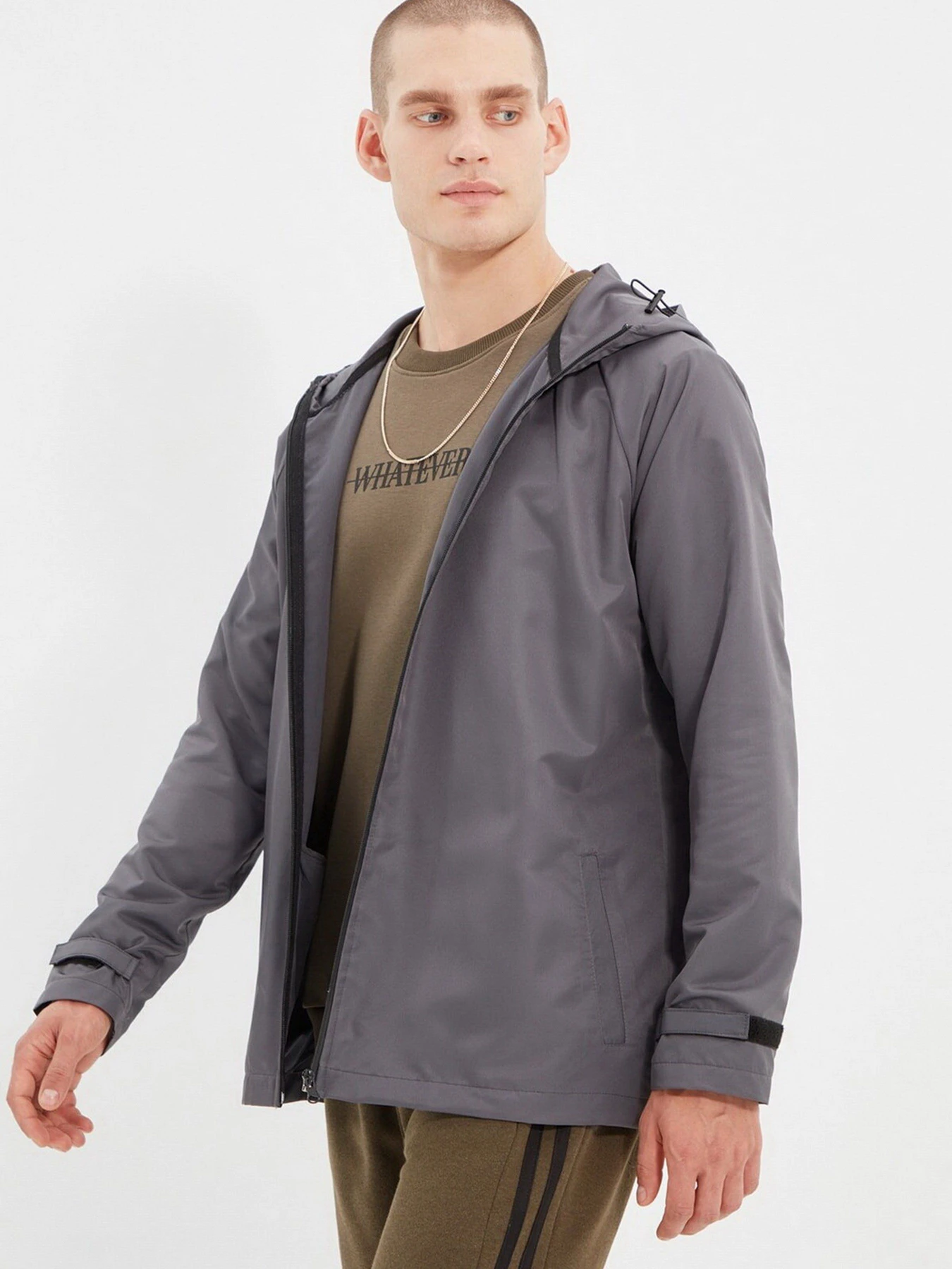 Куртки та дублянки Trendyol модель TMNAW22MO0489/Fume Фото