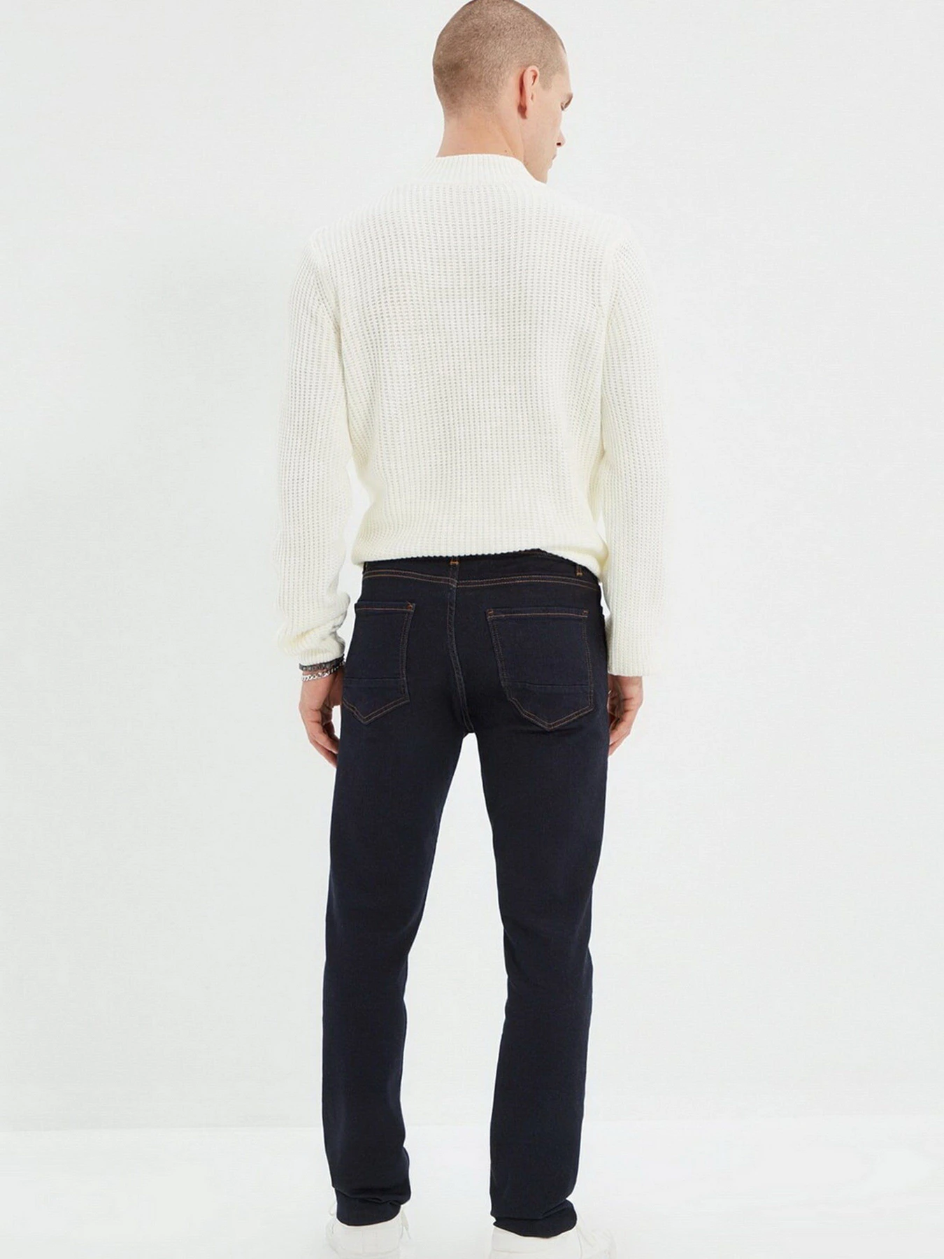 Джинси Trendyol Skinny модель TMNAW22JE0540/Lacivert Фото