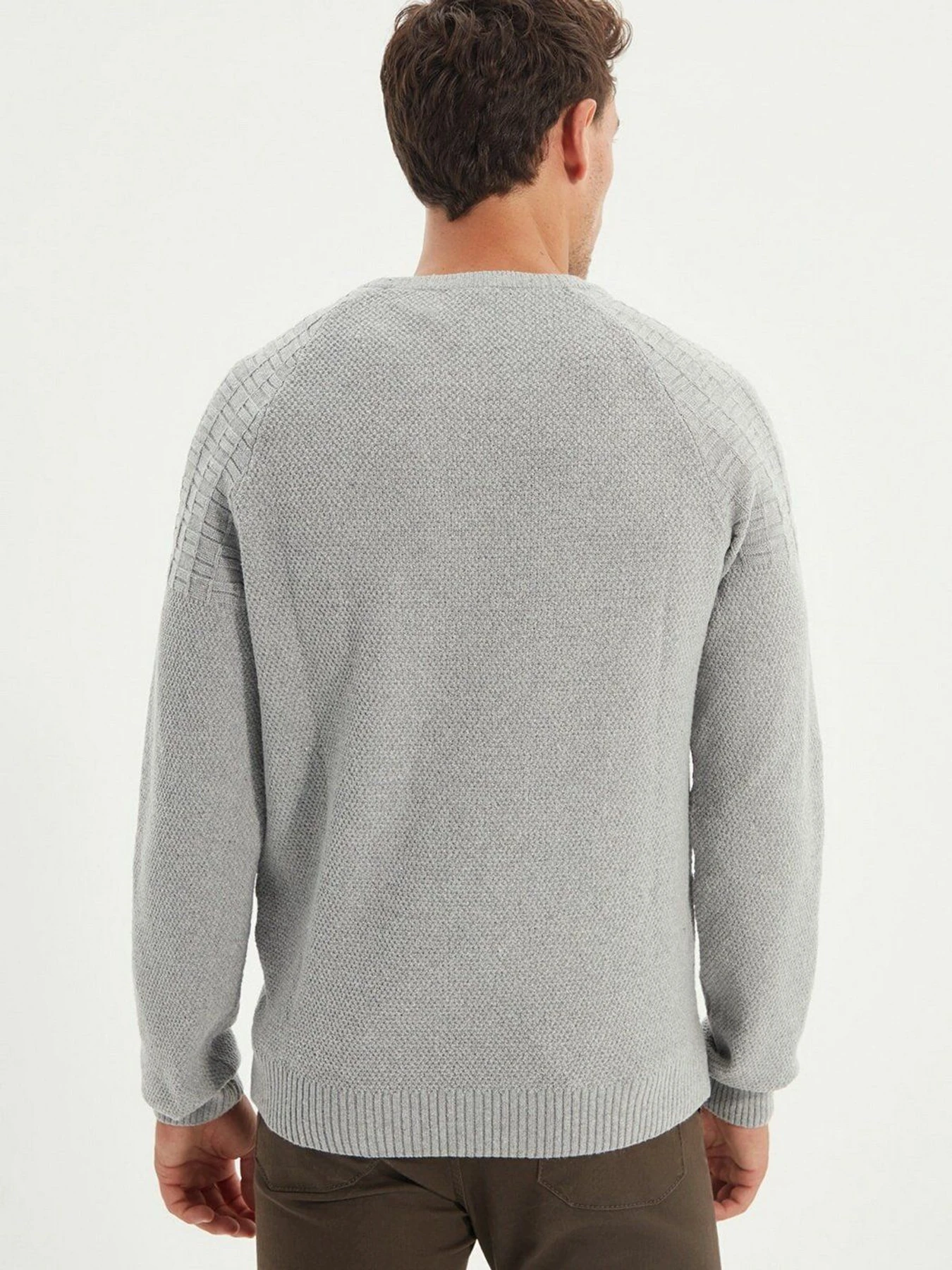 Светри та кардигани Trendyol модель TMNAW21KZ1587/Gri Светри та кардигани Trendyol модель TMNAW21KZ1587/Gri Фото