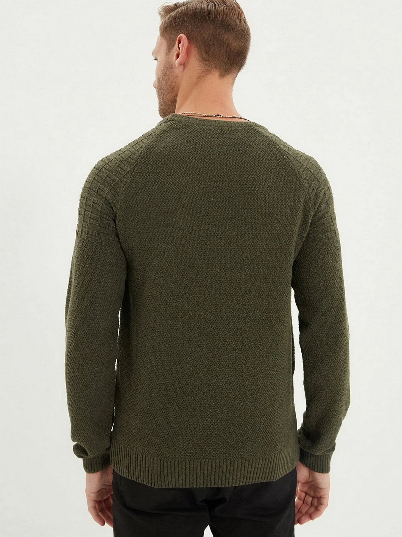 Светри та кардигани Trendyol модель TMNAW21KZ1587/Haki Светри та кардигани Trendyol модель TMNAW21KZ1587/Haki Фото