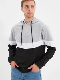 Худи и свитшоты Trendyol модель TMNAW20SW0208/Gri Фото