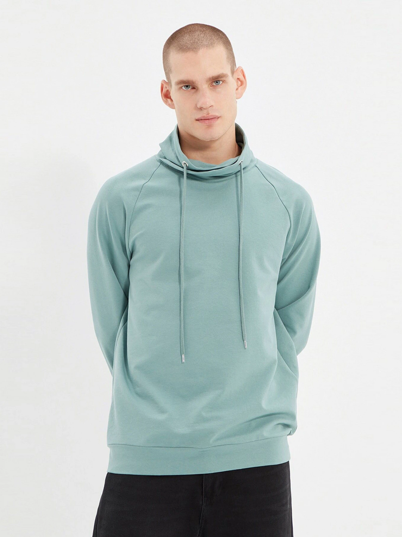 Худи и свитшоты Trendyol модель TMNAW21SW0302/Mint Худи и свитшоты Trendyol модель TMNAW21SW0302/Mint Фото