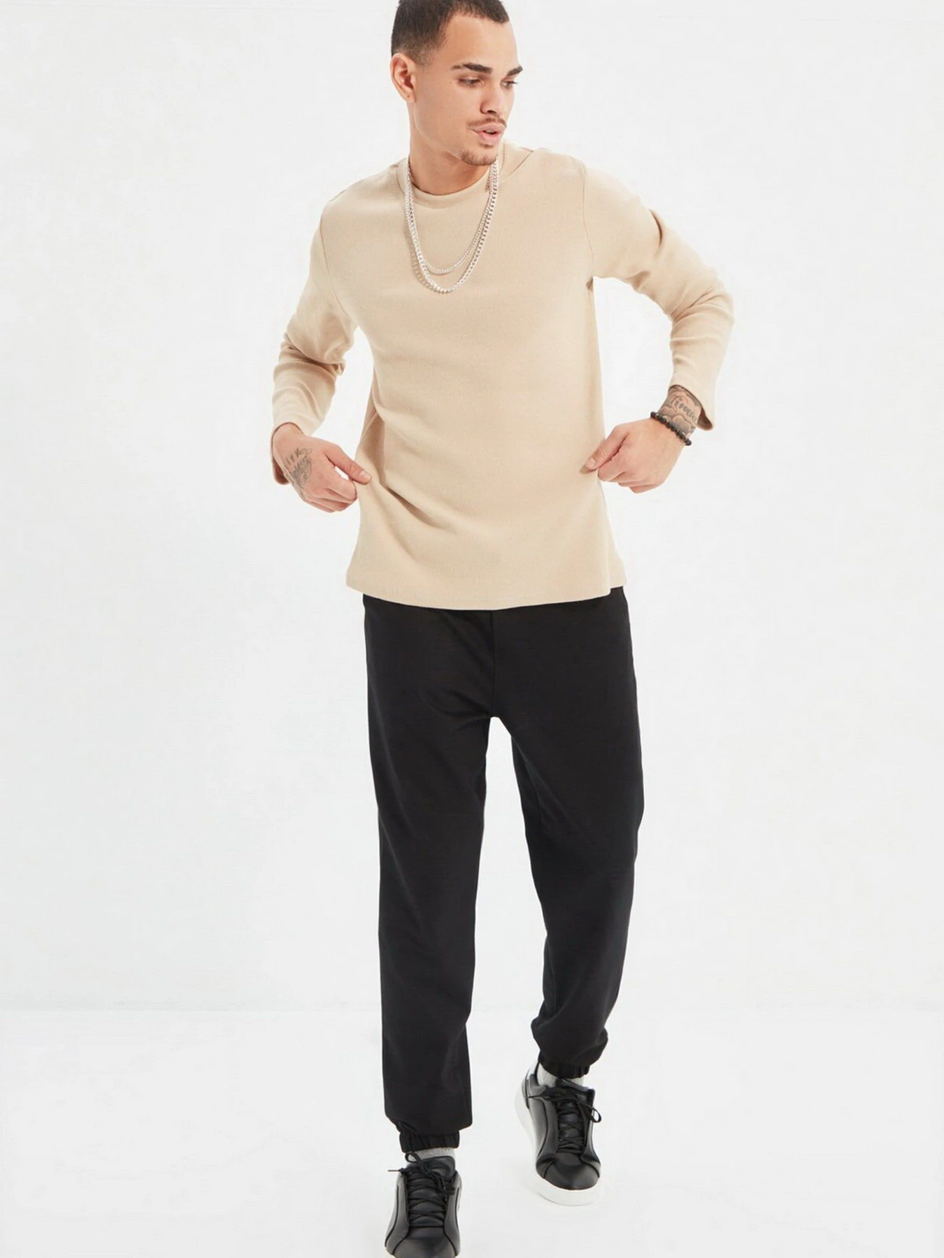 Брюки Trendyol модель TMNAW22EA0036/Siyah Фото