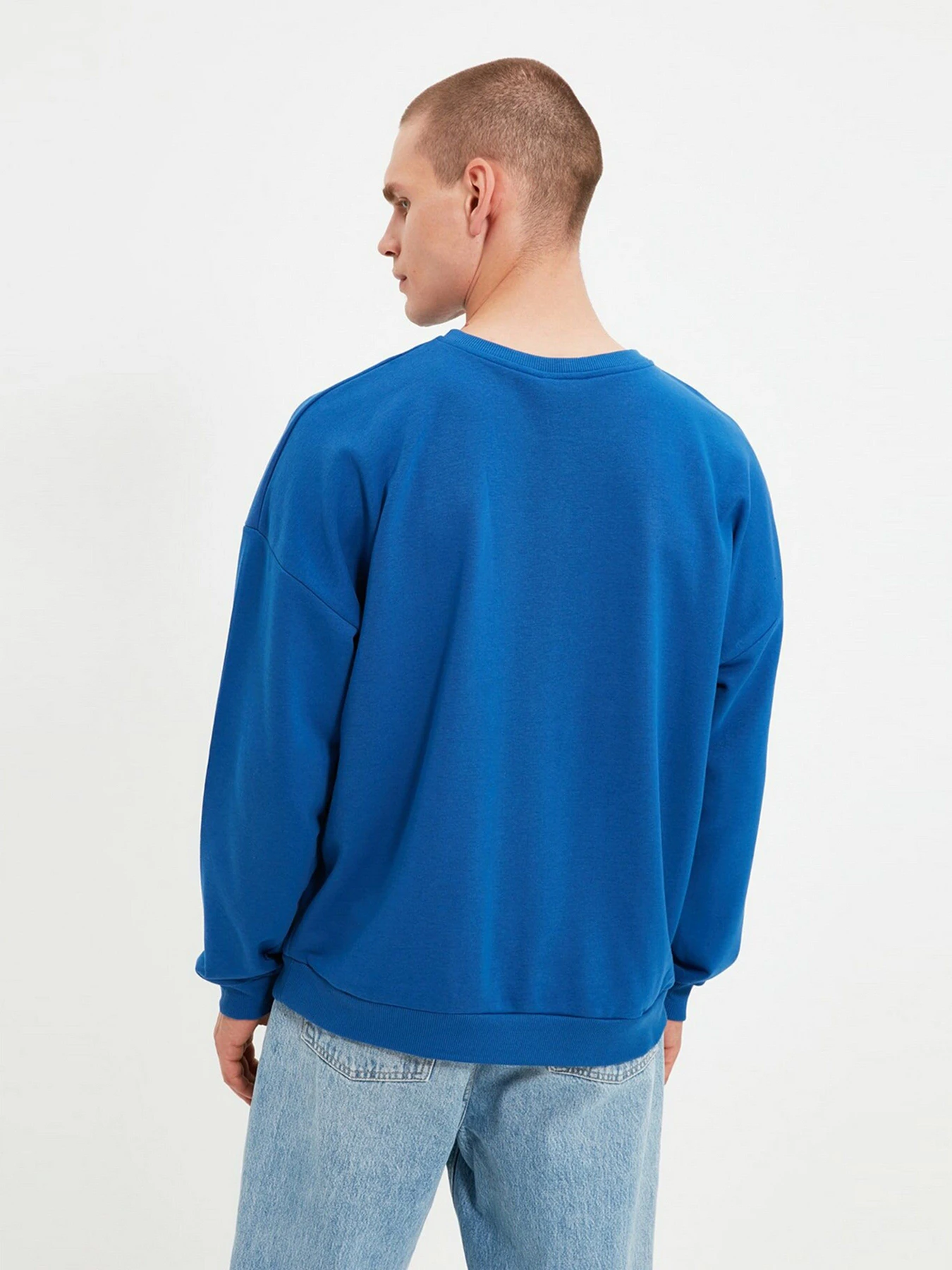 Худи и свитшоты Trendyol модель TMNAW22SW0612/Indigo Фото