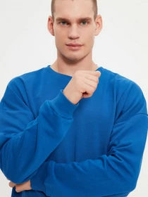 Худи и свитшоты Trendyol модель TMNAW22SW0612/Indigo Фото