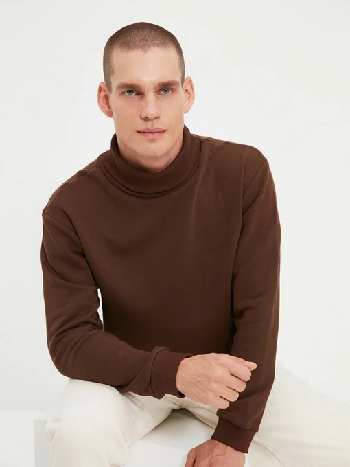 Свитры и кардиганы Trendyol модель TMNAW22SW0619/Kahverengi Фото