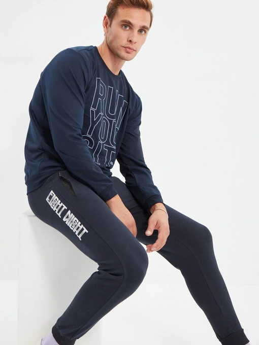 Брюки Trendyol модель TMNAW22EA0254/Lacivert Фото