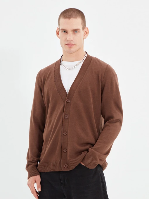 Светри та кардигани Trendyol модель TMNAW22HI0891/Kahverengi Фото