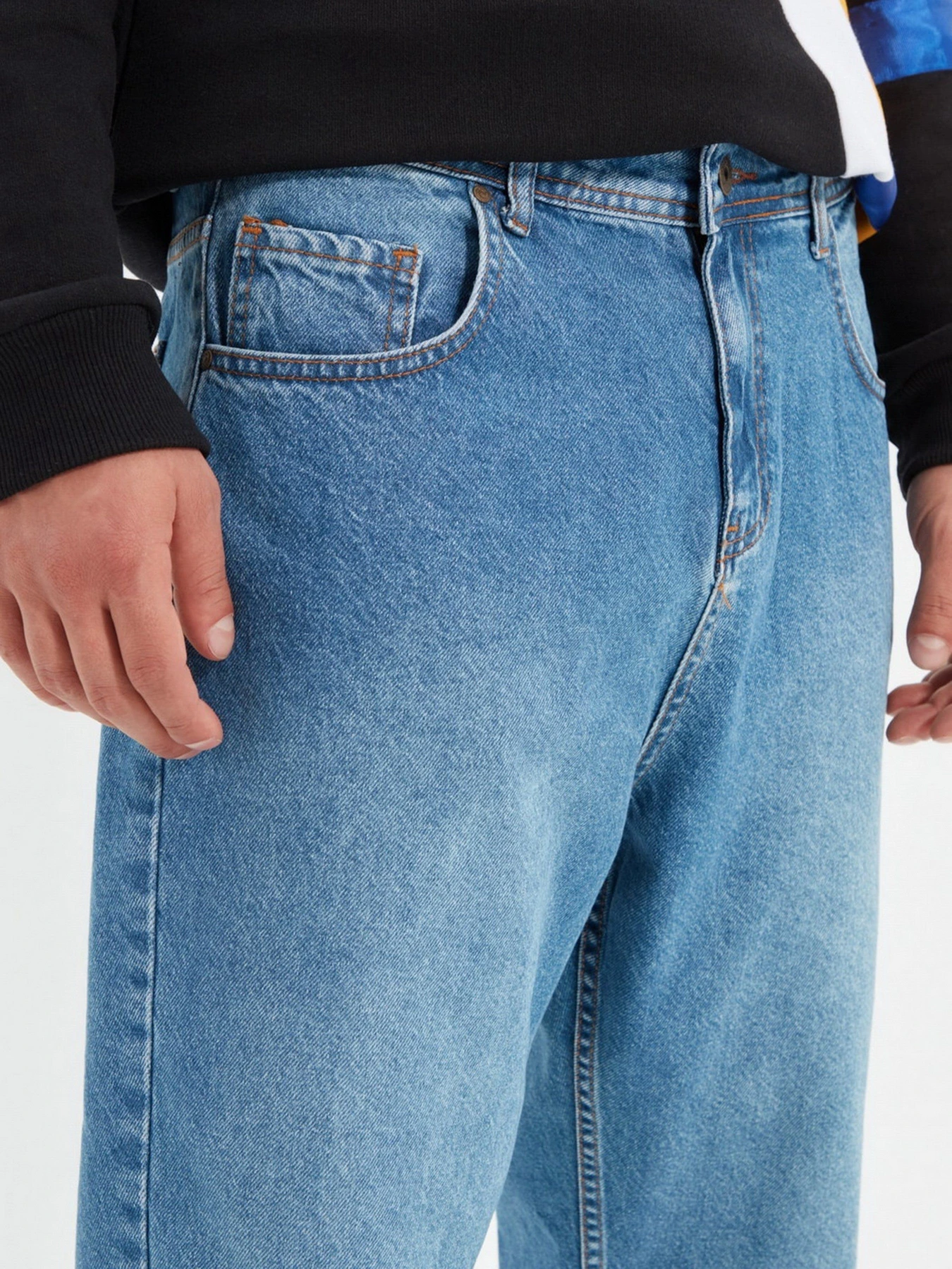 Джинси Trendyol Loose модель TMNAW22JE0080/Mavi Фото
