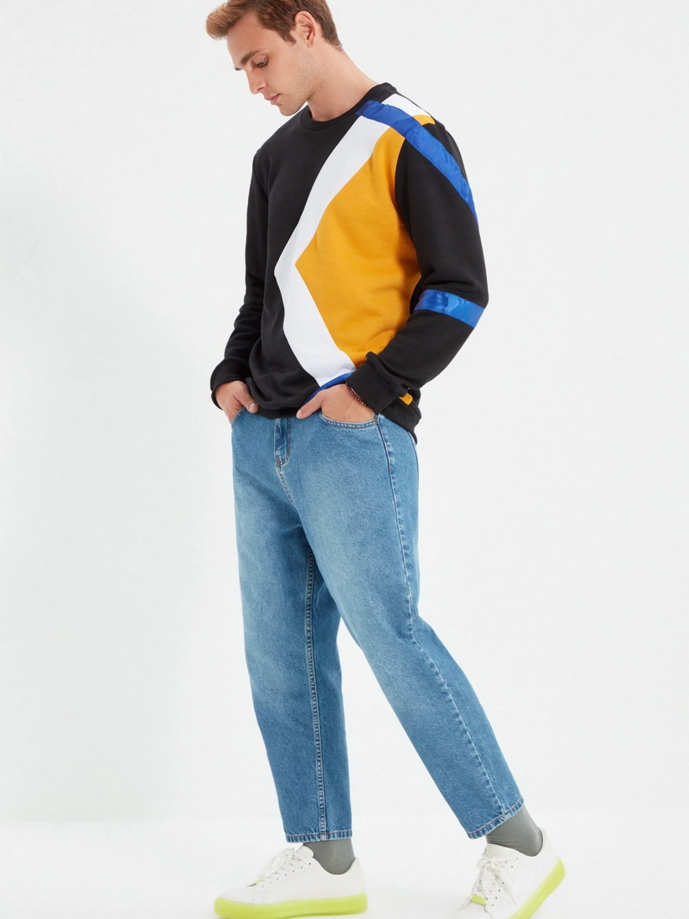 Джинси Trendyol Loose модель TMNAW22JE0080/Mavi Фото