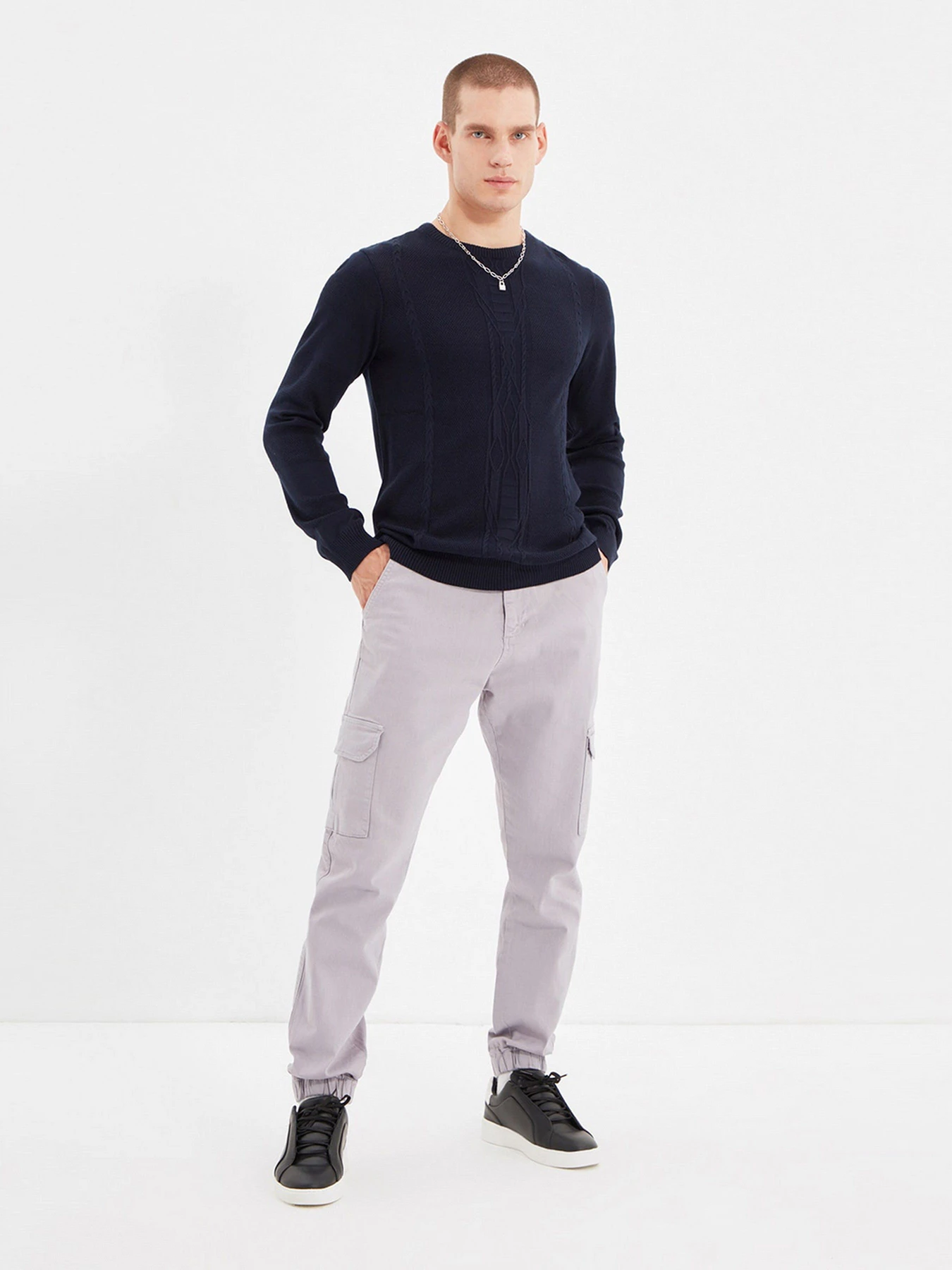 Штани Trendyol модель TMNAW22PL0303/Lila Фото