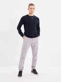 Штани Trendyol модель TMNAW22PL0303/Lila Фото