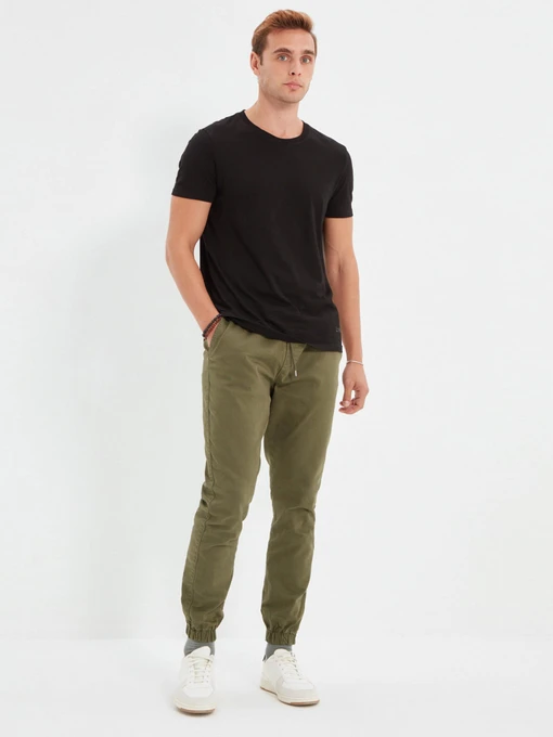 Брюки Trendyol модель TMNAW22PL0304/Haki Фото