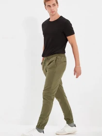 Брюки Trendyol модель TMNAW22PL0304/Haki Фото