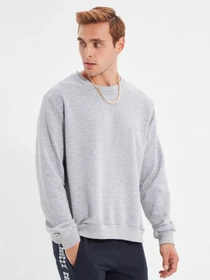 Худи и свитшоты Trendyol модель TMNAW22SW0354/Gri Фото