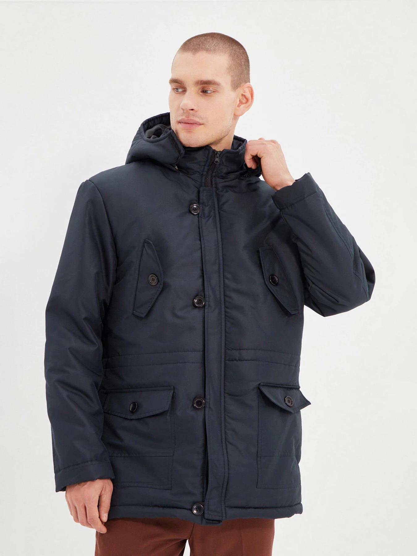 Куртки и дубленки Trendyol модель TMNAW22MO0120/Lacivert* Куртки и дубленки Trendyol модель TMNAW22MO0120/Lacivert* Фото
