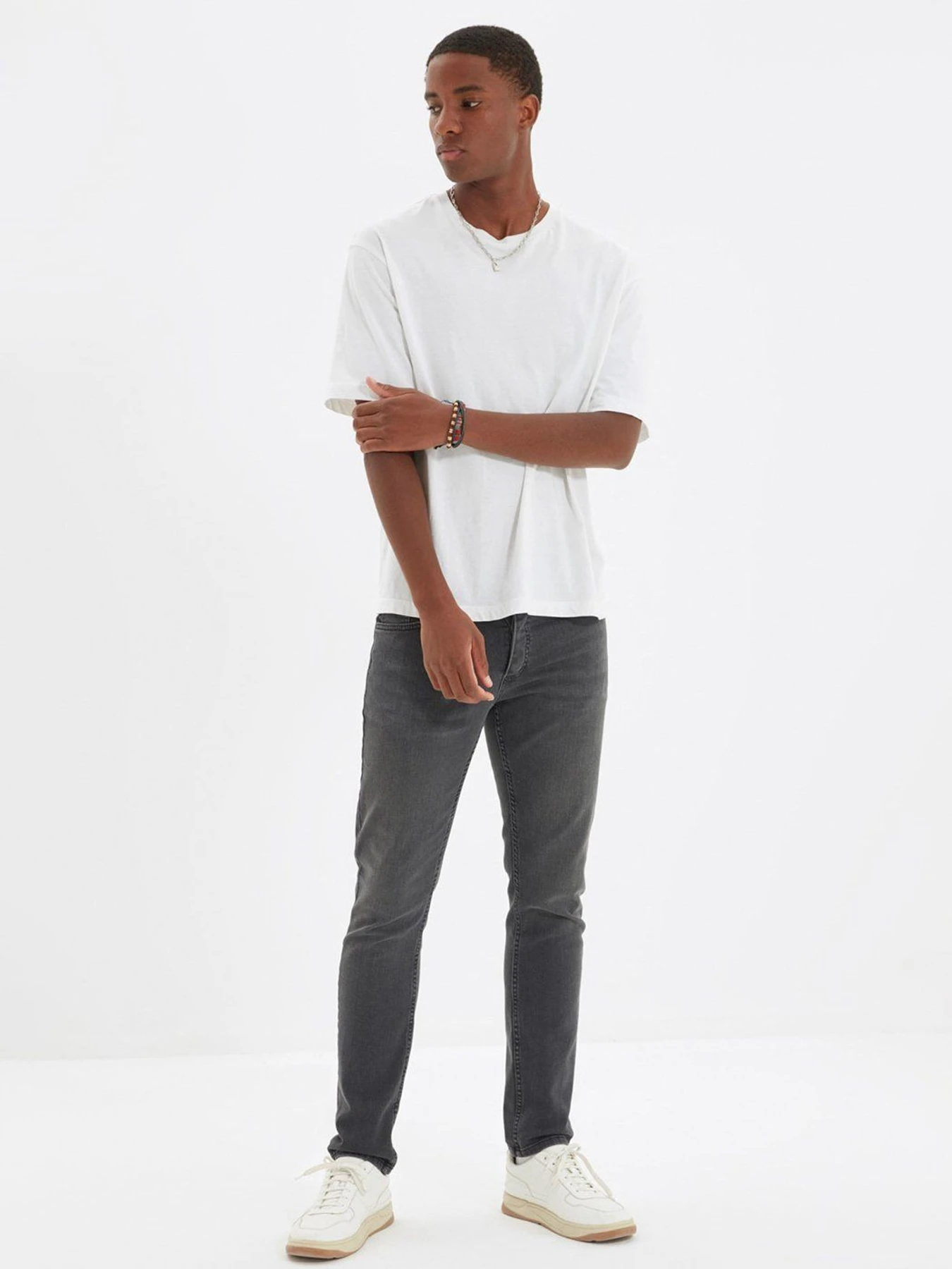 Джинси Trendyol Skinny модель TMNAW22JE0210/Gri Джинси Trendyol Skinny модель TMNAW22JE0210/Gri Фото