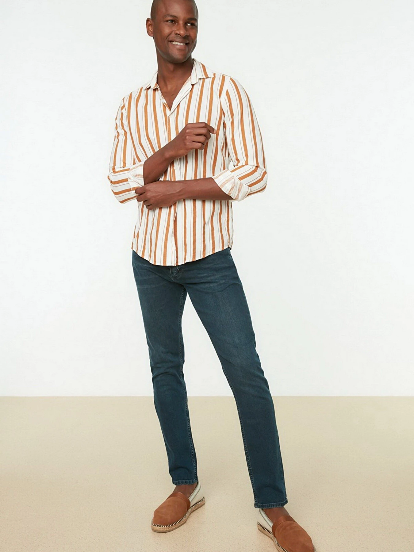 Джинси Trendyol Skinny модель TMNSS22JE0103/Indigo Фото