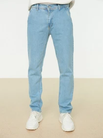 Джинсы Trendyol Straight модель TMNSS22JE0100/Mavi Фото
