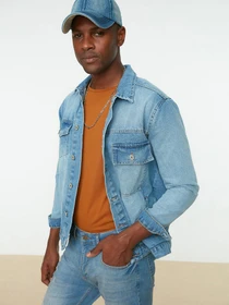 Куртки и дубленки Trendyol модель TMNSS22CE0021/Indigo Фото
