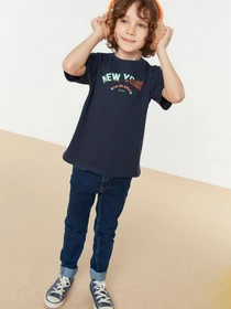 Футболки и поло Trendyol модель TKDSS22TS0511/Lacivert Фото